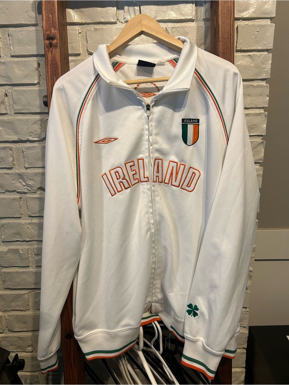 Vintage Umbro Ireland Training Jacket Size XL